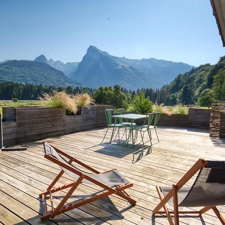 Duplex 2 Chambres Avec Grande Terrasse, Animaux Acceptes, A Samoens - Fr-1-642-77 Esterno foto