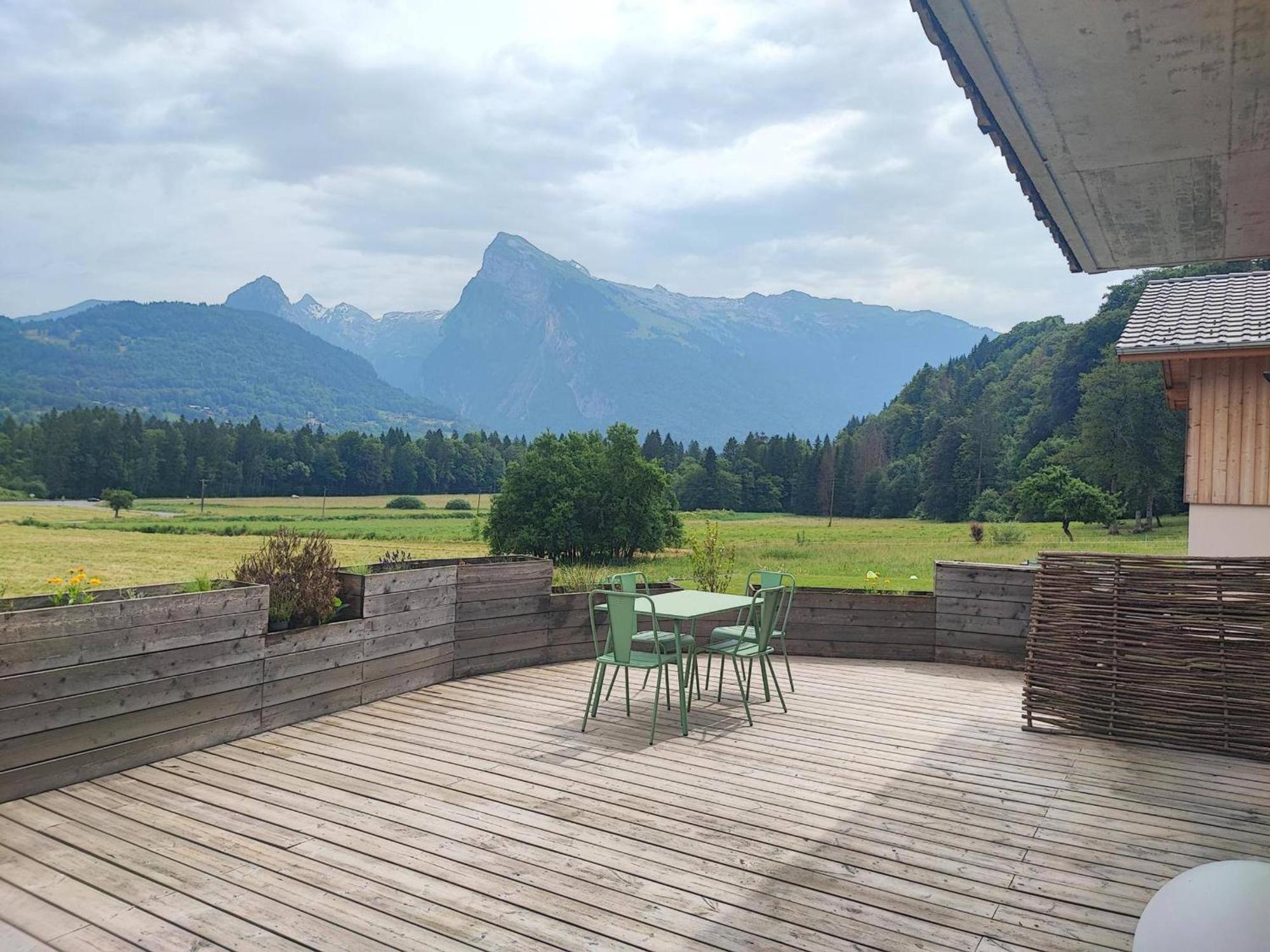Duplex 2 Chambres Avec Grande Terrasse, Animaux Acceptes, A Samoens - Fr-1-642-77 Esterno foto