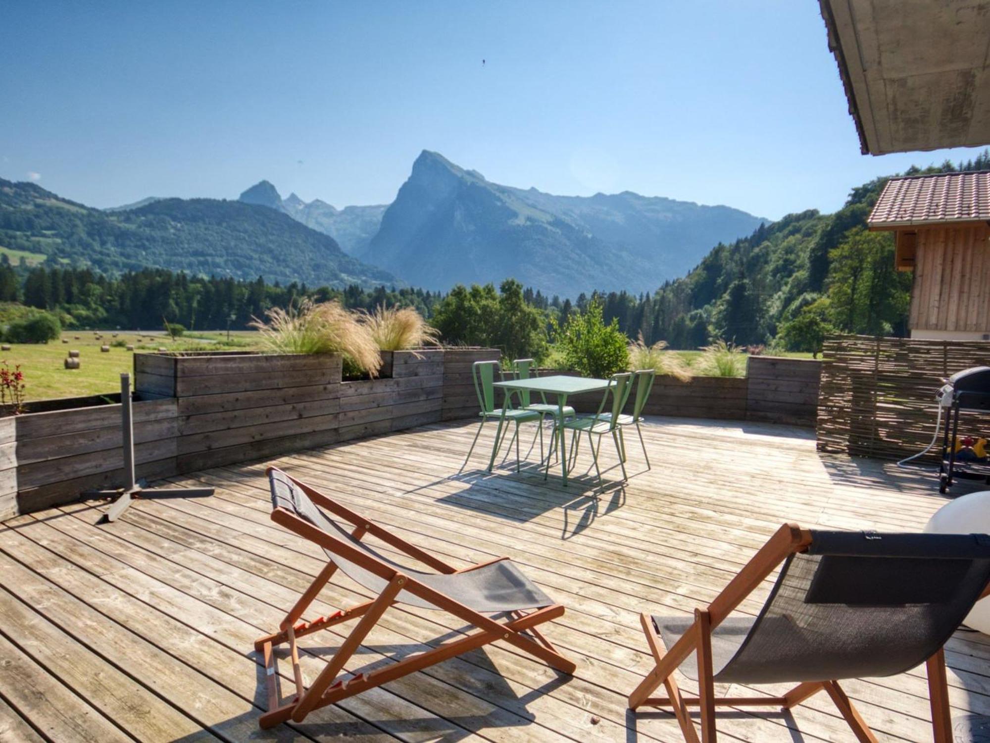 Duplex 2 Chambres Avec Grande Terrasse, Animaux Acceptes, A Samoens - Fr-1-642-77 Esterno foto